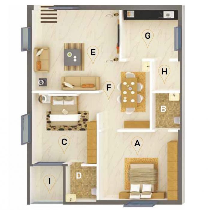 VRR Pride - Floor Plan