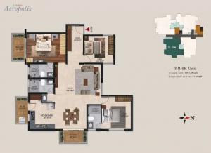 Aakar Acropolis D& B - Floor plan