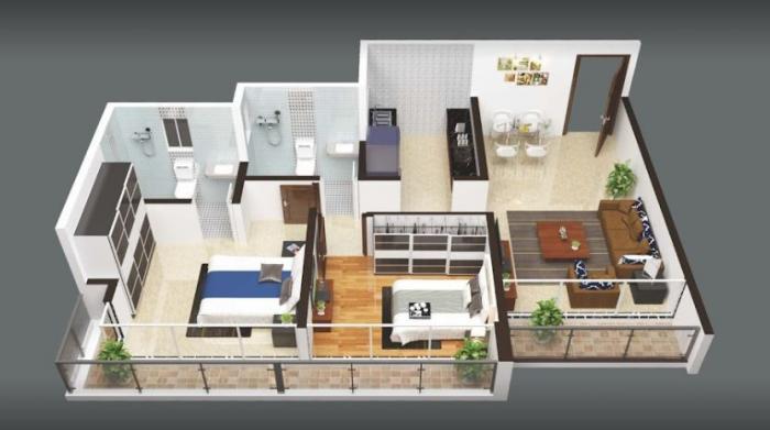 L M Tower - Floor Plan