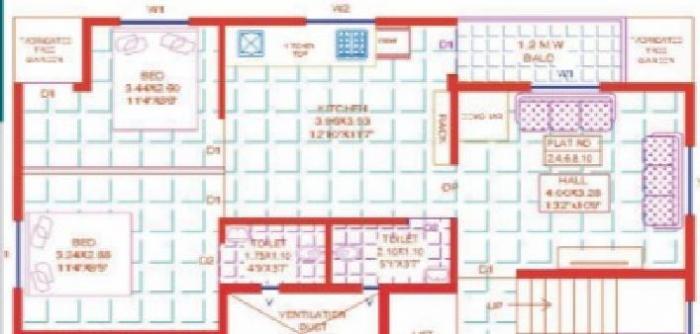 Kuber Heights - Floor Plan