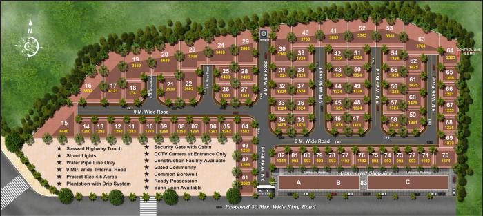 Sangameshwar Villa Plotting - Master Plan