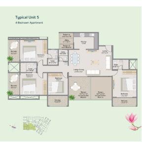 Nirman Vishnubaug - Floor plan