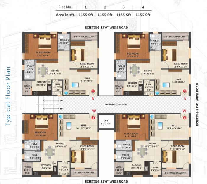 KVSS Srinivasa Nilayam - Site Plan