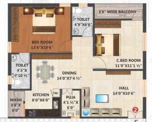 KVSS Srinivasa Nilayam - Floor plan