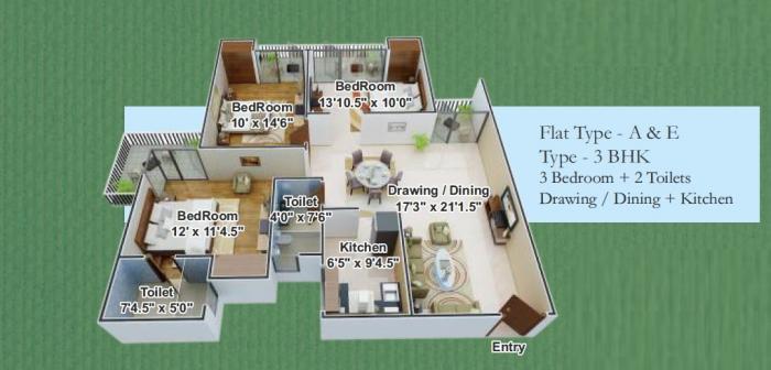 Paras Kunj - Floor Plan