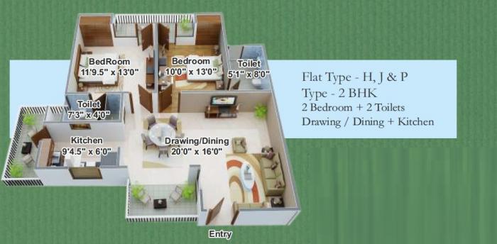 Paras Kunj - Floor Plan