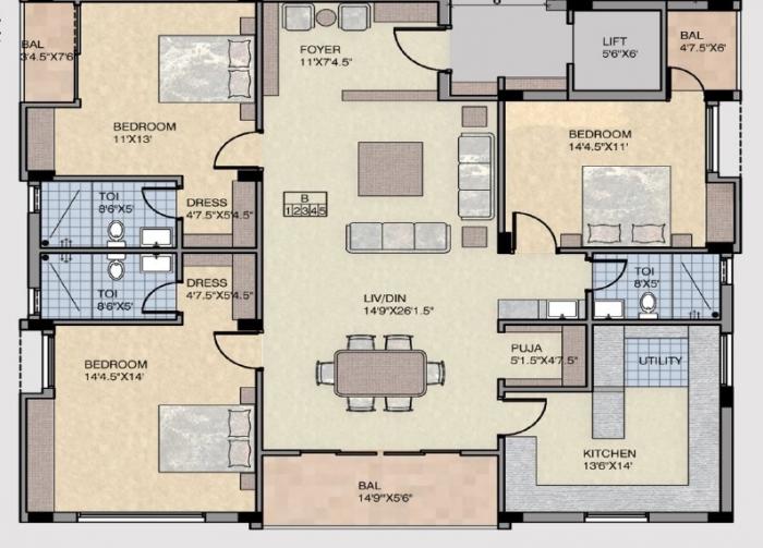 Dhurga Elegance - Floor Plan