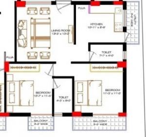 Orionis Vrushabh Vijeta - Floor plan