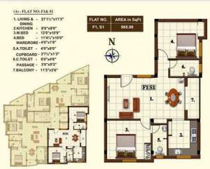 Hitech Anugraha - Floor plan