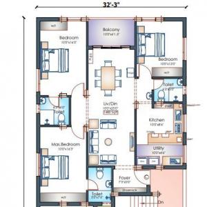 Pushkars Pavilion - Floor plan