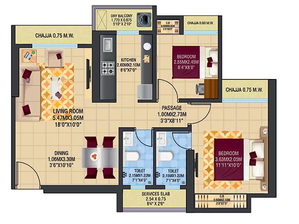 Vihang Evana - Floor Plan