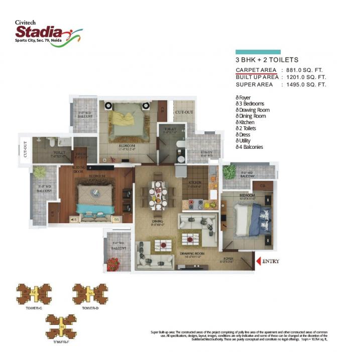 Civitech Stadia - Floor Plan