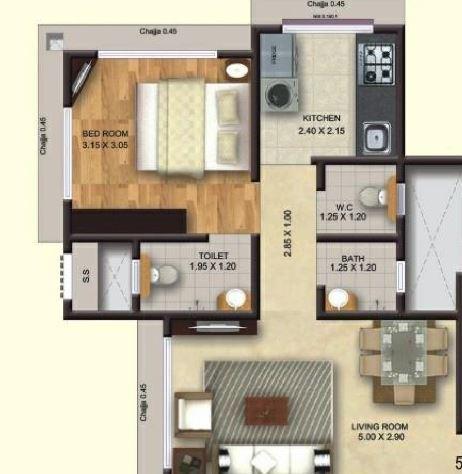 Bait US Salam - Floor Plan