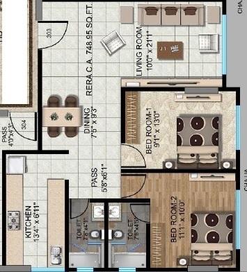 Sidaan Sadhana Building - Floor Plan
