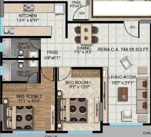 Sidaan Sadhana Building - Floor plan