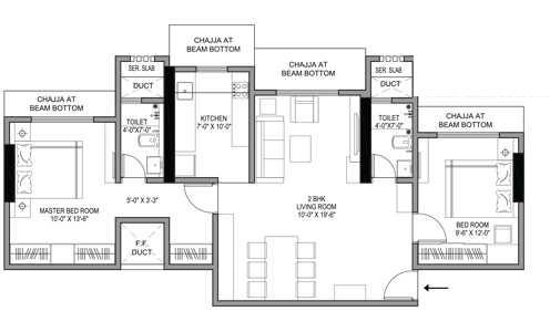 Bhatia Esspee Tower - Floor Plan
