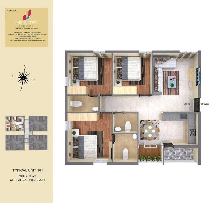 Vaishnodevi Excelsior - Floor Plan
