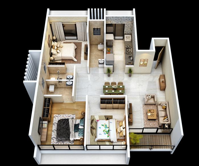 Millennium Flora - Floor Plan