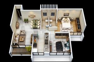 Millennium Flora - Floor plan