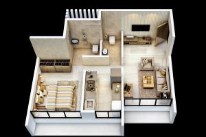 Millennium Flora - Floor plan