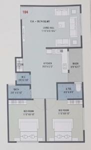 Kailash Residency - Floor plan