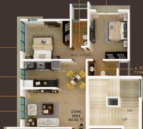 Unique Serenity - Floor Plan