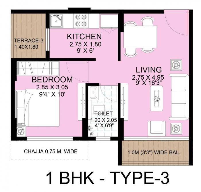 Today Aamod - Floor Plan