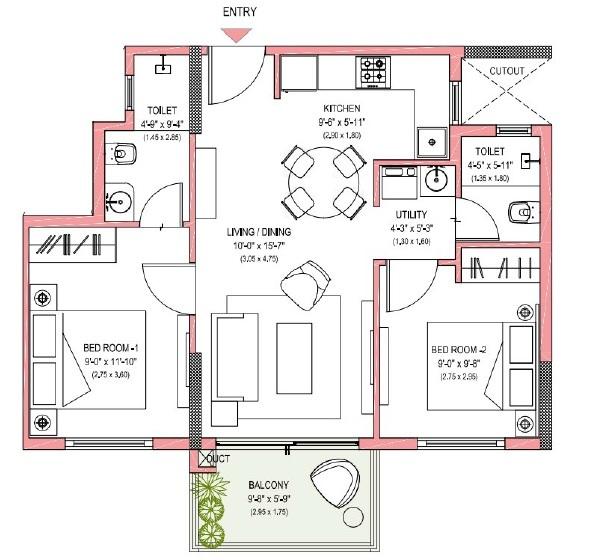 Y @ Whitefield - Floor Plan