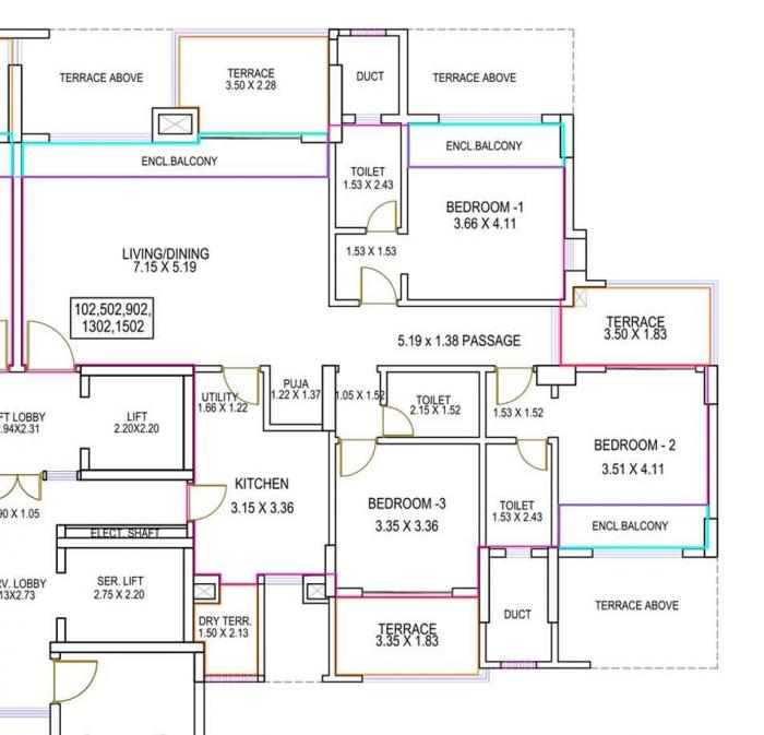 Amits Montecito - Floor Plan