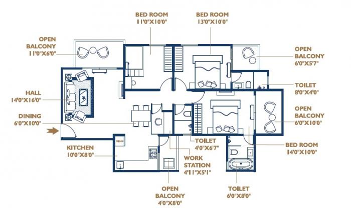 Oxy Beaumonde - Floor Plan