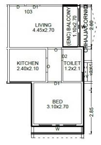 A 1 Rishikesh - Floor plan