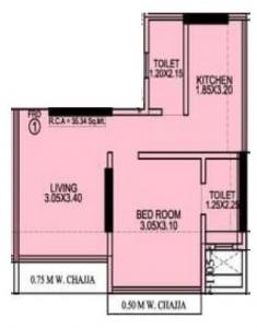 Om Leelas Residency - Floor plan