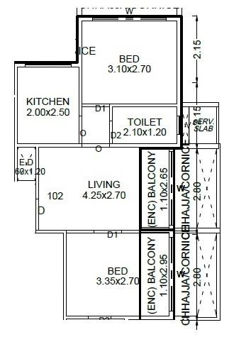 A 1 Rishikesh - Floor Plan