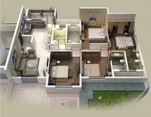 Amrut Sai Jais Ekdant - Floor plan