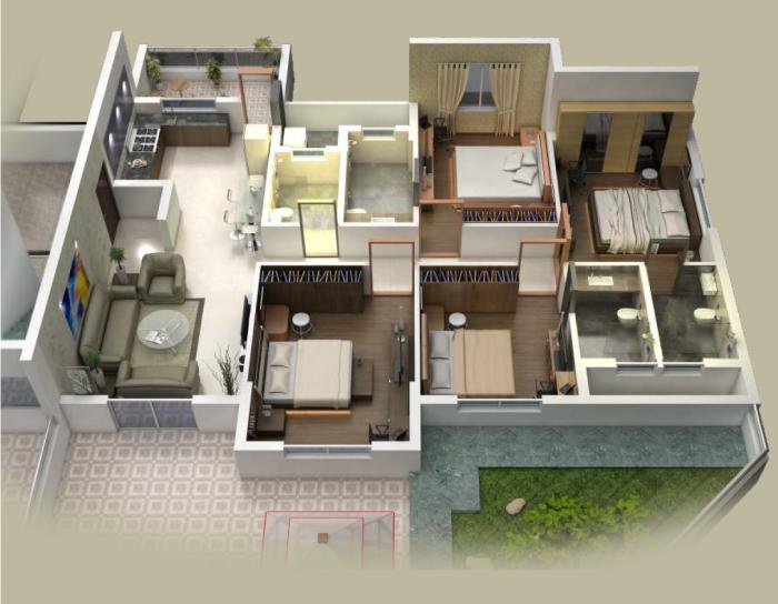 Amrut Sai Jais Ekdant - Floor Plan