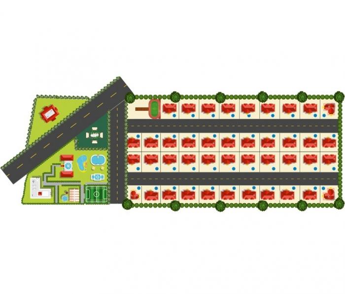 Krishvi E-Villas - Master Plan