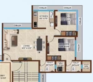 Heritage Solitaire - Floor plan