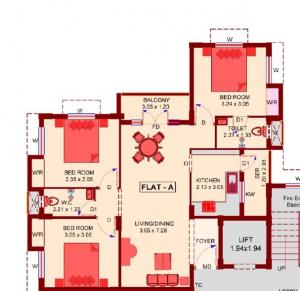 Sree Harmony - Floor plan