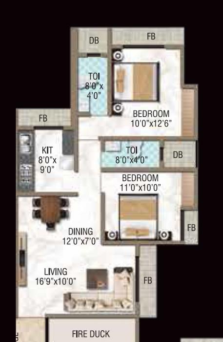 Sliver Residency - Floor Plan