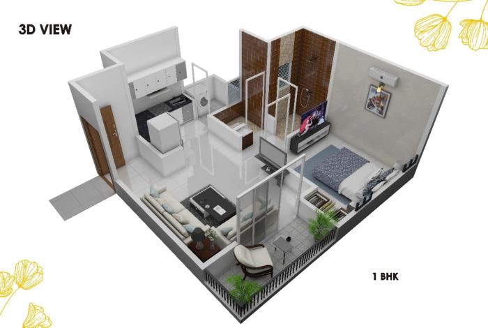 Krishnarama Sai Dwarka - Floor Plan