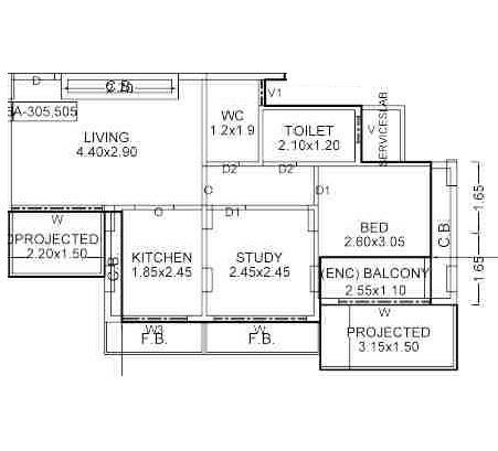 Today Aarohi Complex - Floor Plan