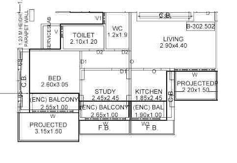 Today Aarohi Complex - Floor Plan