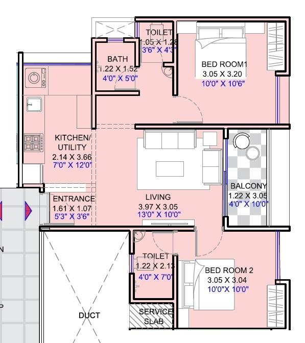 Global Pranam - Floor Plan