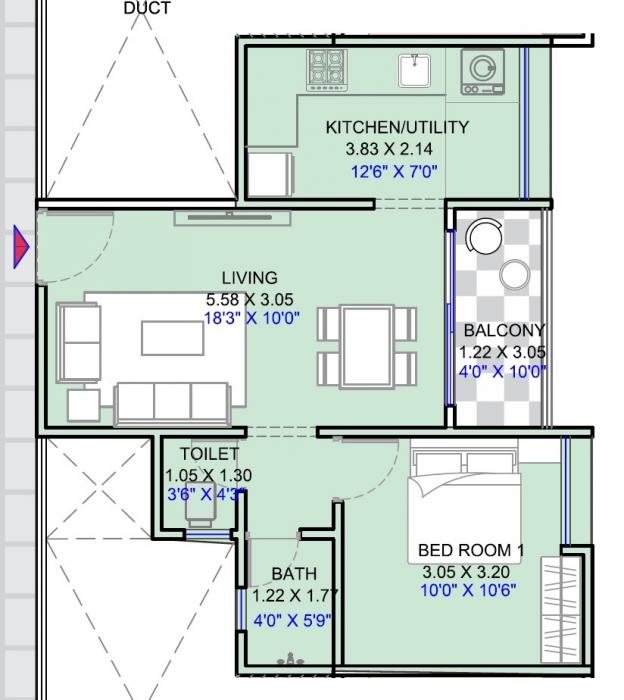 Global Pranam - Floor Plan