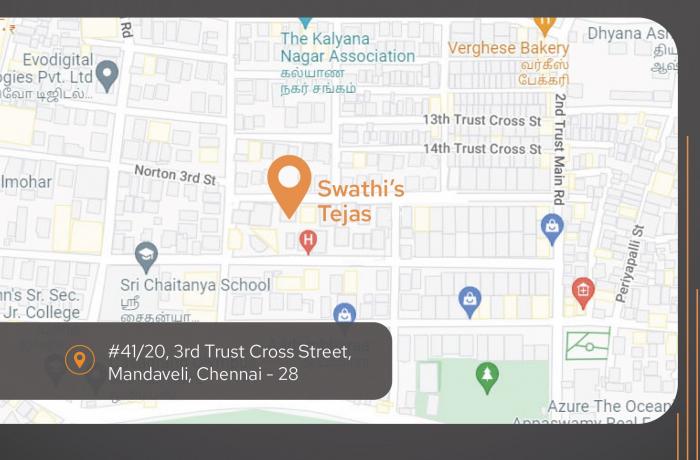 Swathi Tejas - Locality