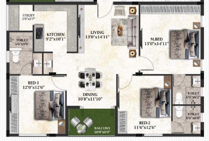 Swathi Tejas - Floor Plan