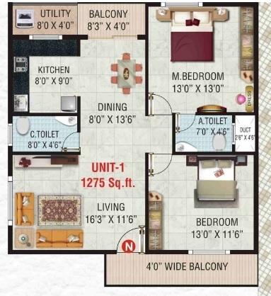 MRG Bliss - Floor Plan