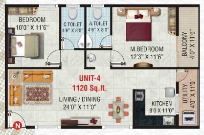 MRG Bliss - Floor Plan