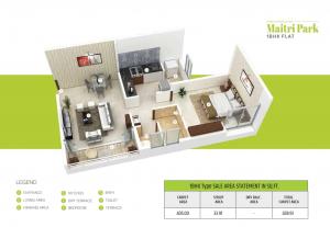 Maitri Park - Floor plan