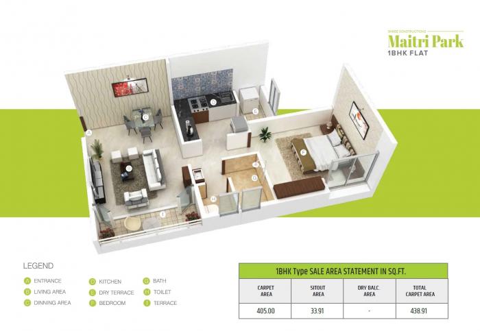 Maitri Park - Floor Plan